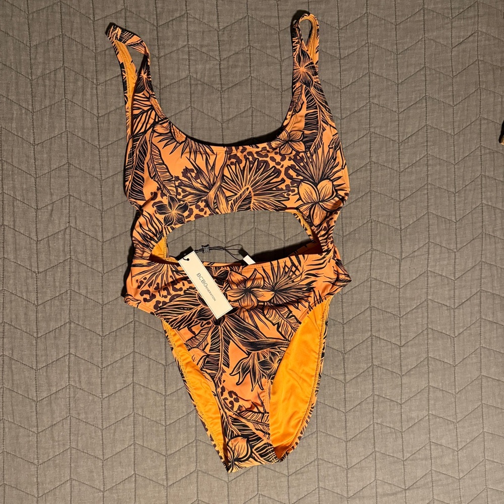 BCBGeneration Goldenrod Swimsuit